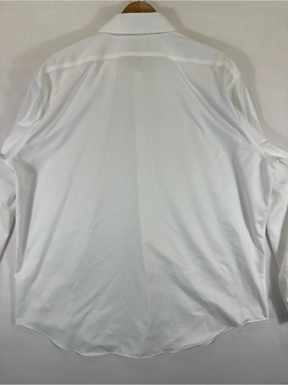 Calvin Klein White Men's Dress Shirt - Spread Collar